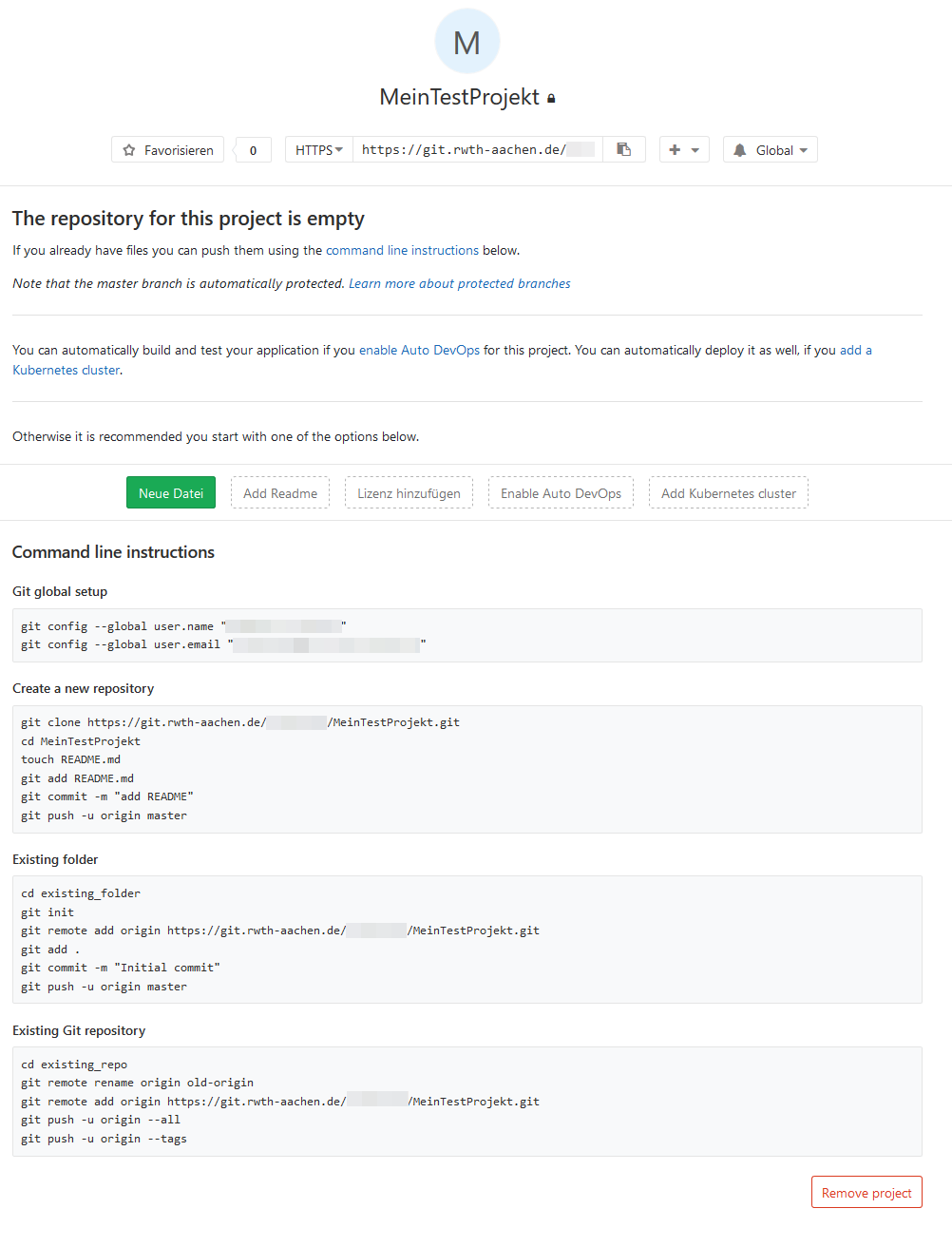 GitLab First Steps (Software Engineering Services (GitLab)) - IT Center ...