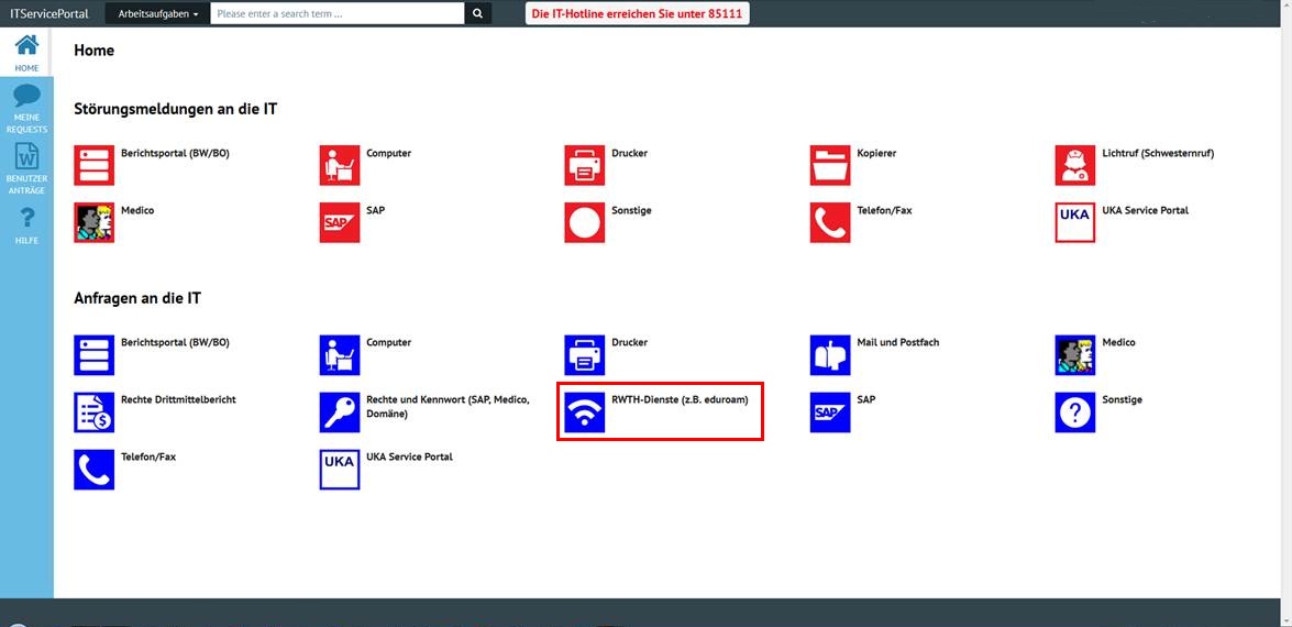 UKA IT-Service-Portal