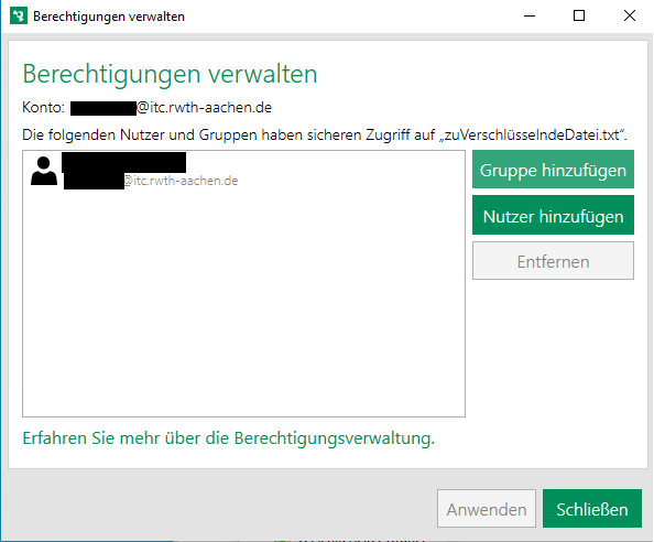 Boxcryptor teilen 2