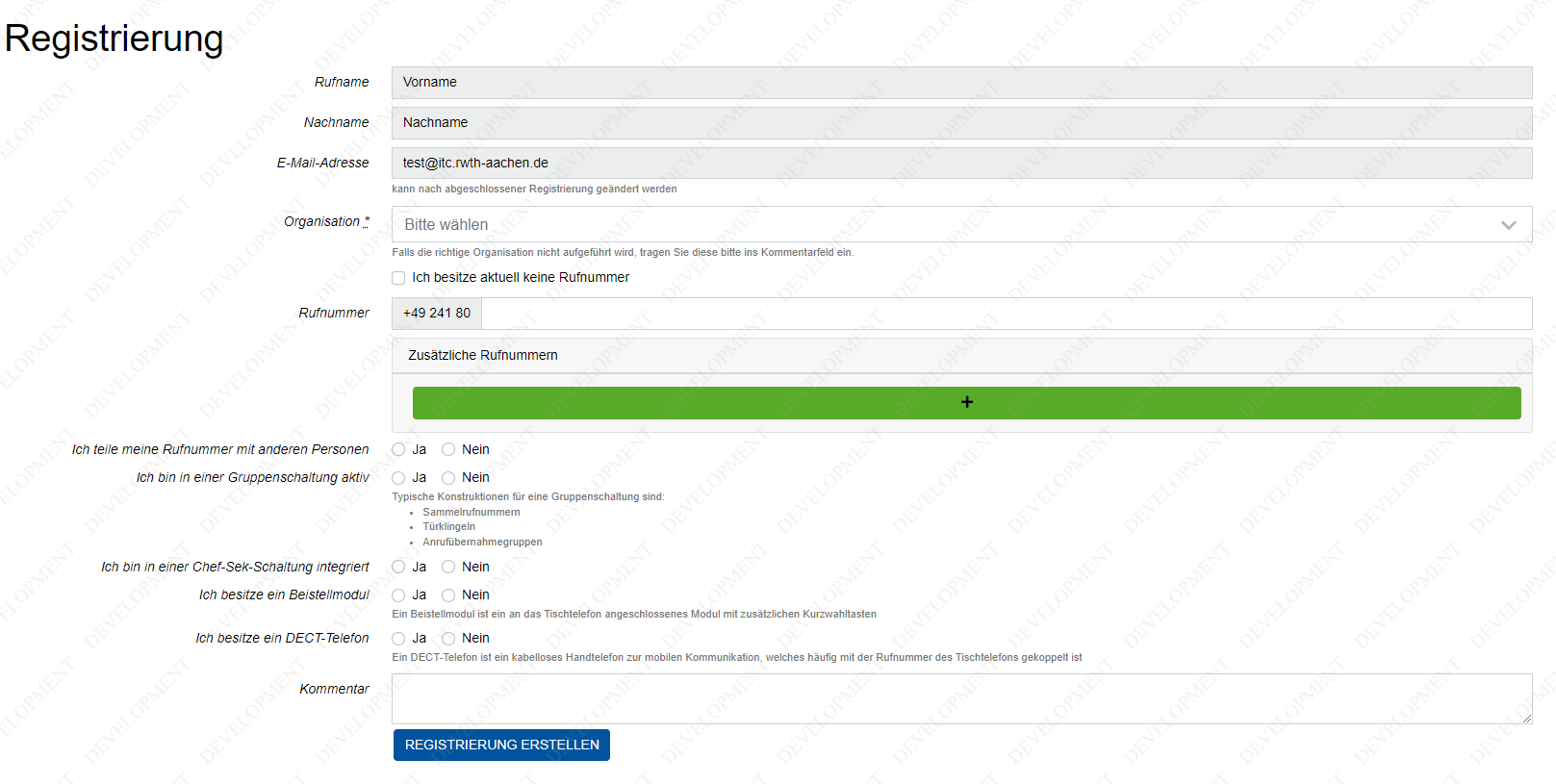 Registration Form 2