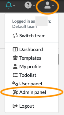 Admin-Panel finden