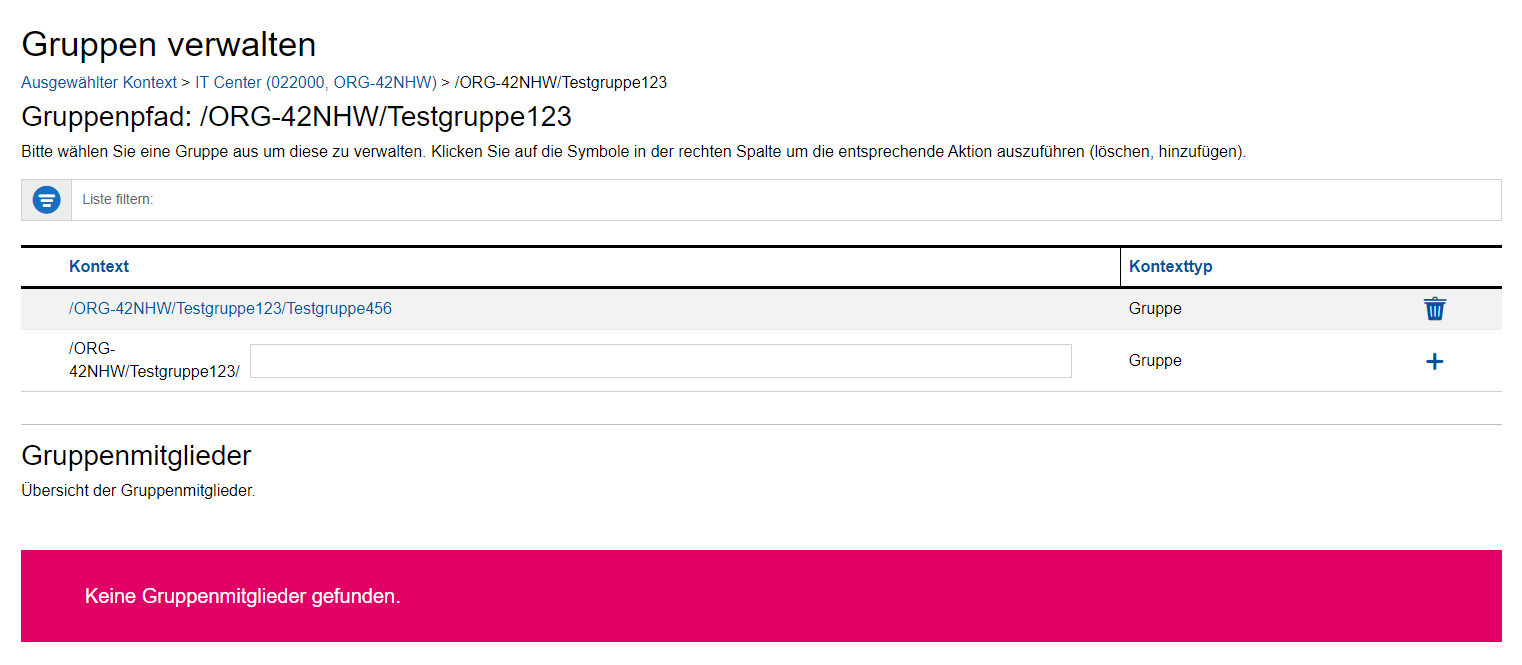Ansprechpartner und deren Rollen im Kontext einer Organisation