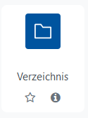 Screenshot des Icons für den Materialtyp "Verzeichnis". Dieser zeigt ein stilisiertes Ordnersymbol auf dunkelblauem Hintergrund.