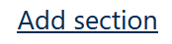 Add section button