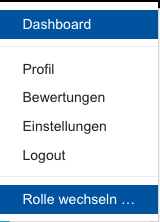 Menü Rolle wechseln