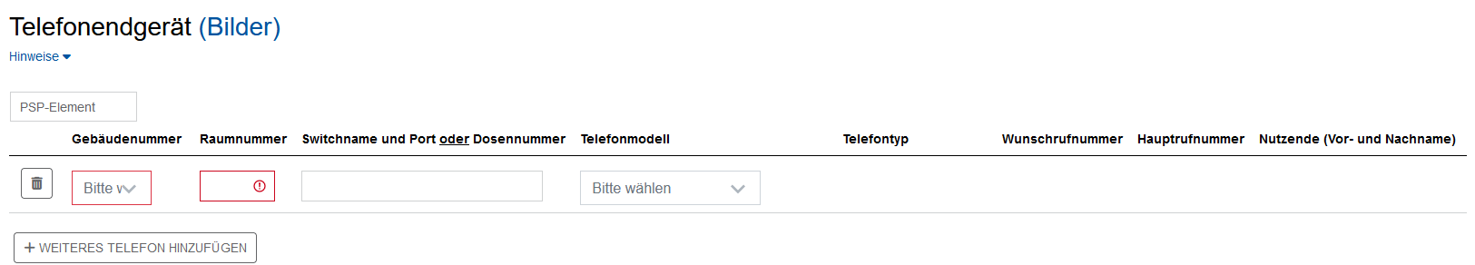 Telefonendgerät