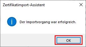 p12-Datei im Windows Zertifikatsspeicher importieren 7