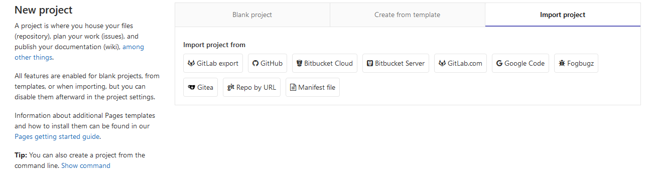 Migration von GitLab Projekten3