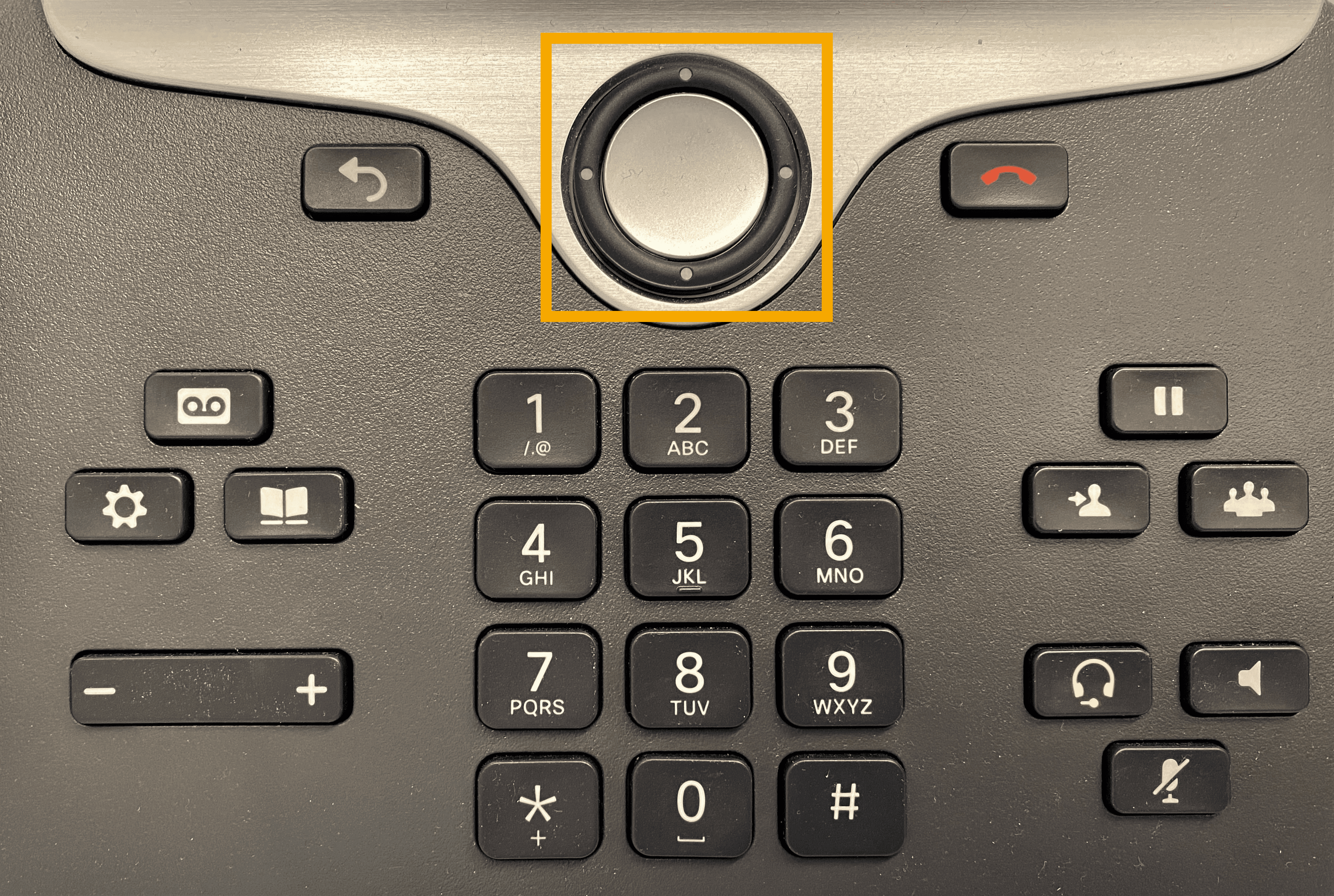 Control pad on the phone