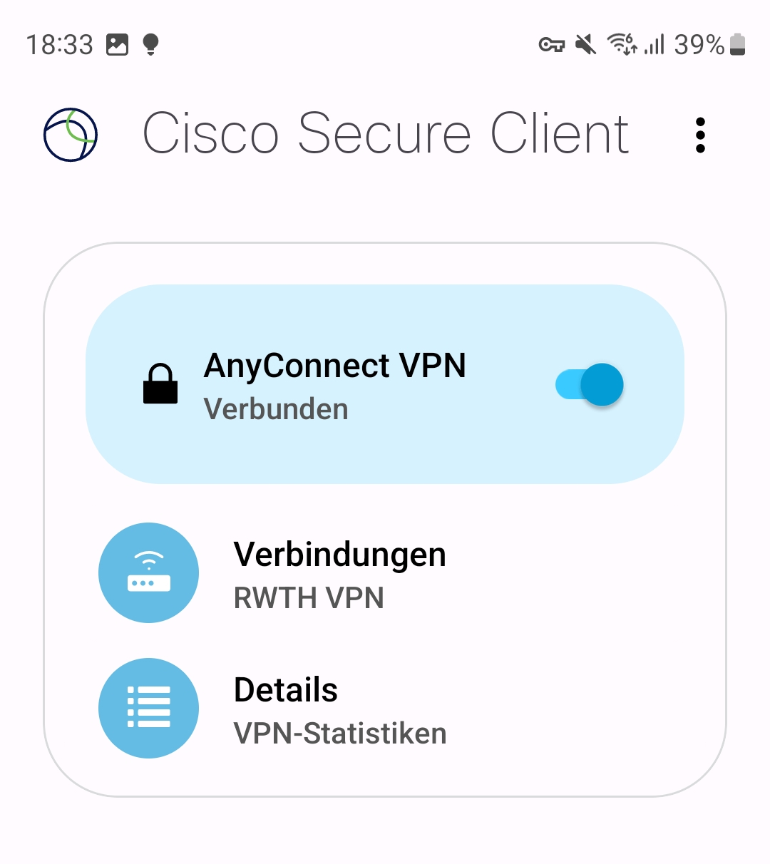VPN is verbunden