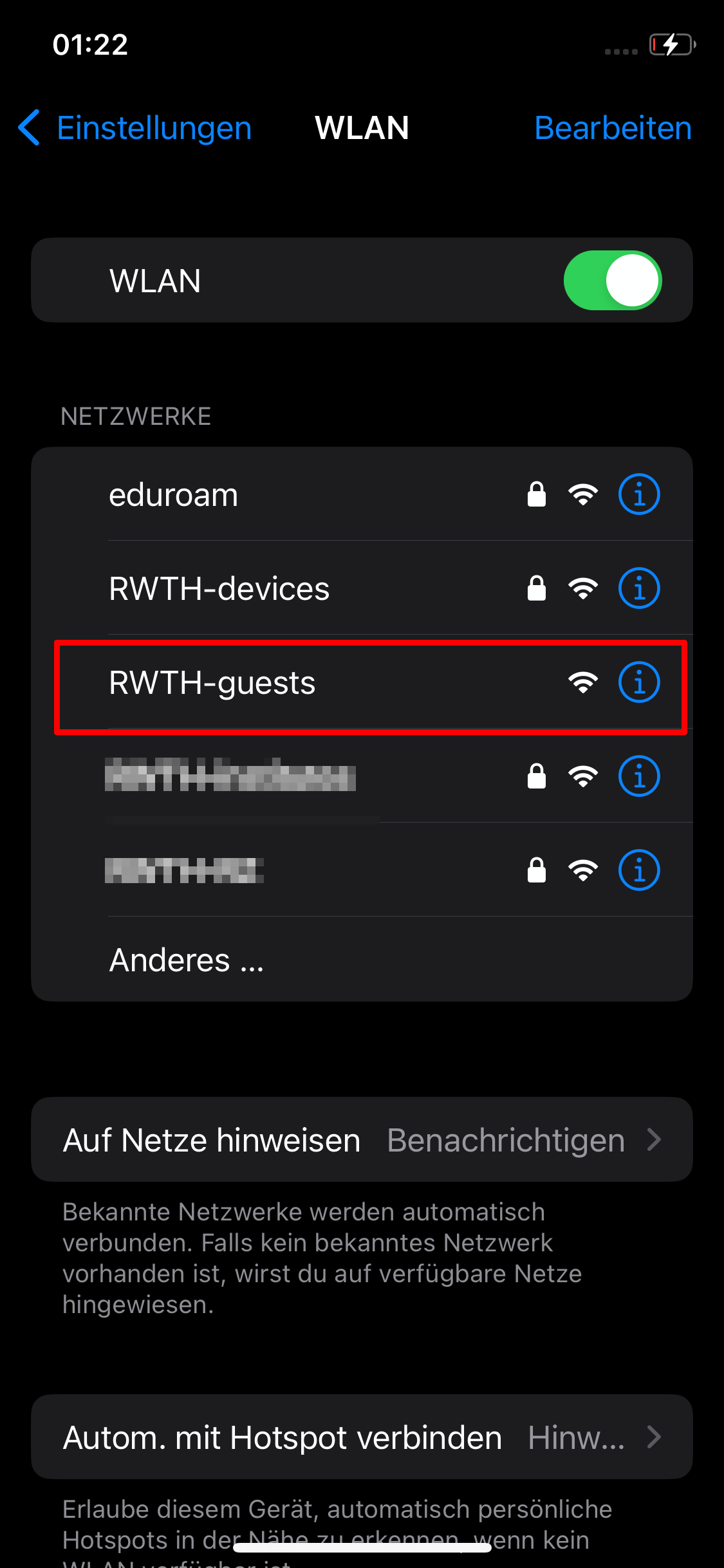 RWTH-guests Netzwerk