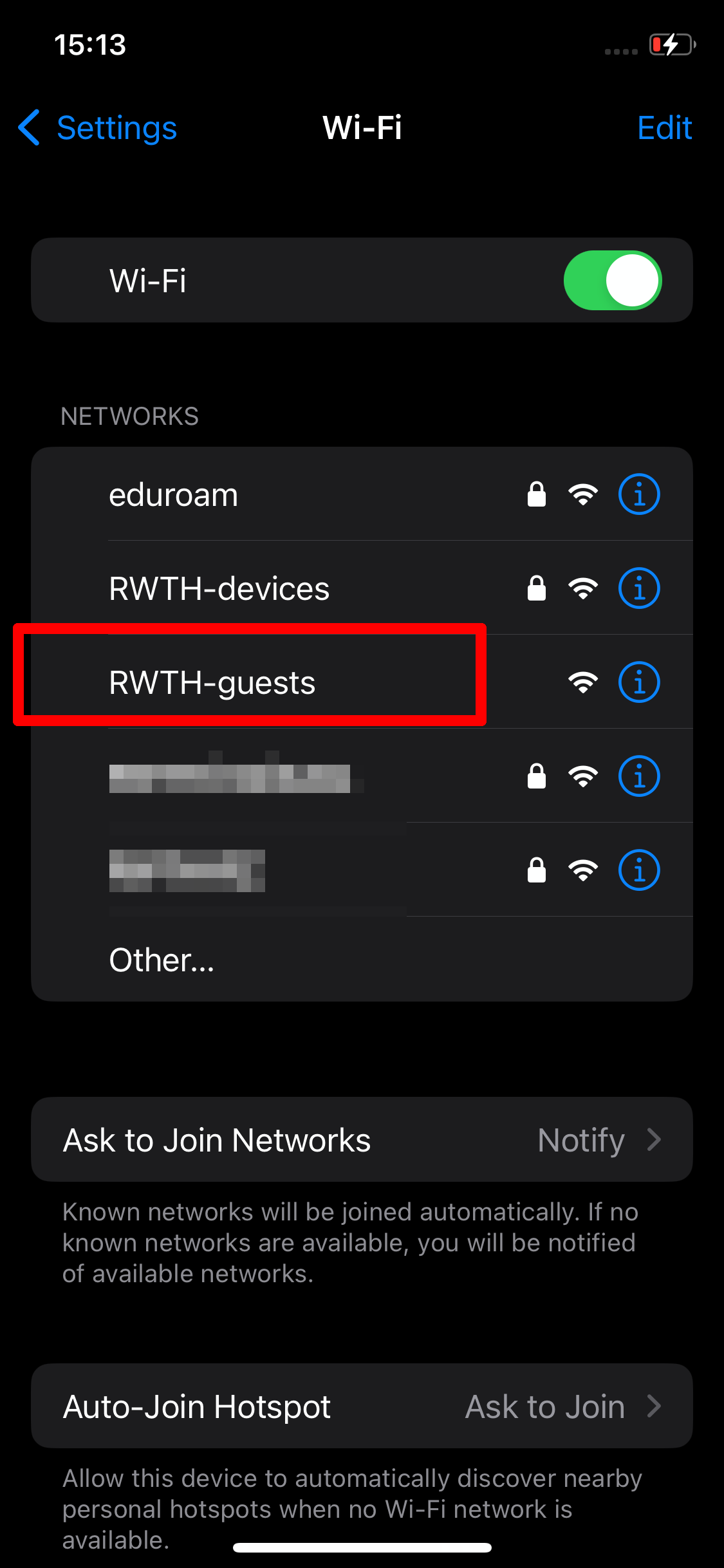 Join the RWTH-guests network