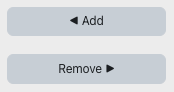 Add and remove buttons