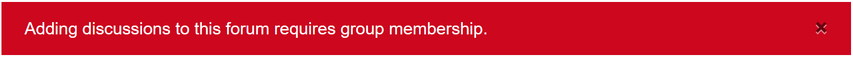 Screenshot note on missing group membership