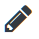 Screenshot: Symbol to rename in the shape of a pencil.
