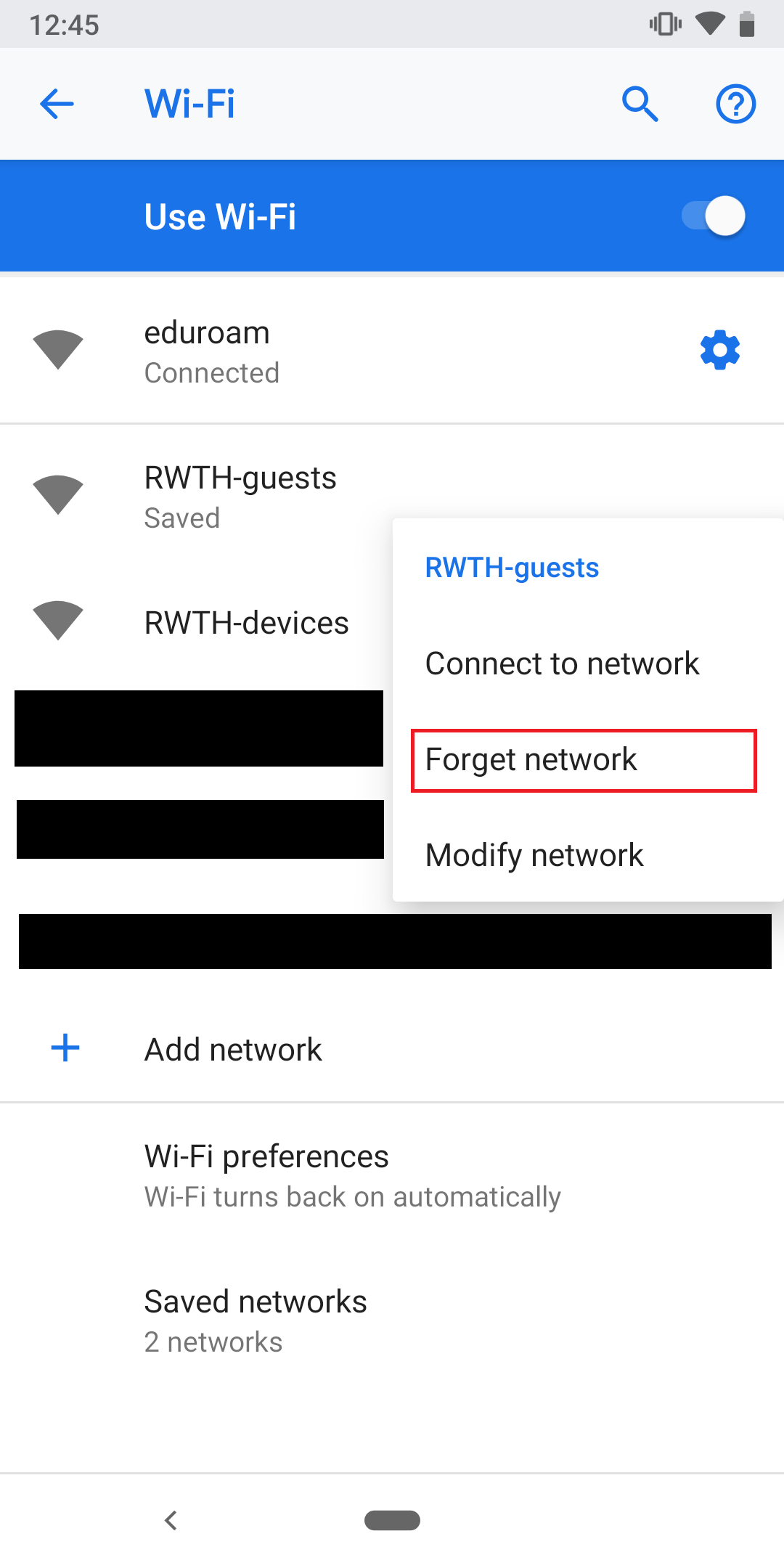  Remove RWTH-guest
